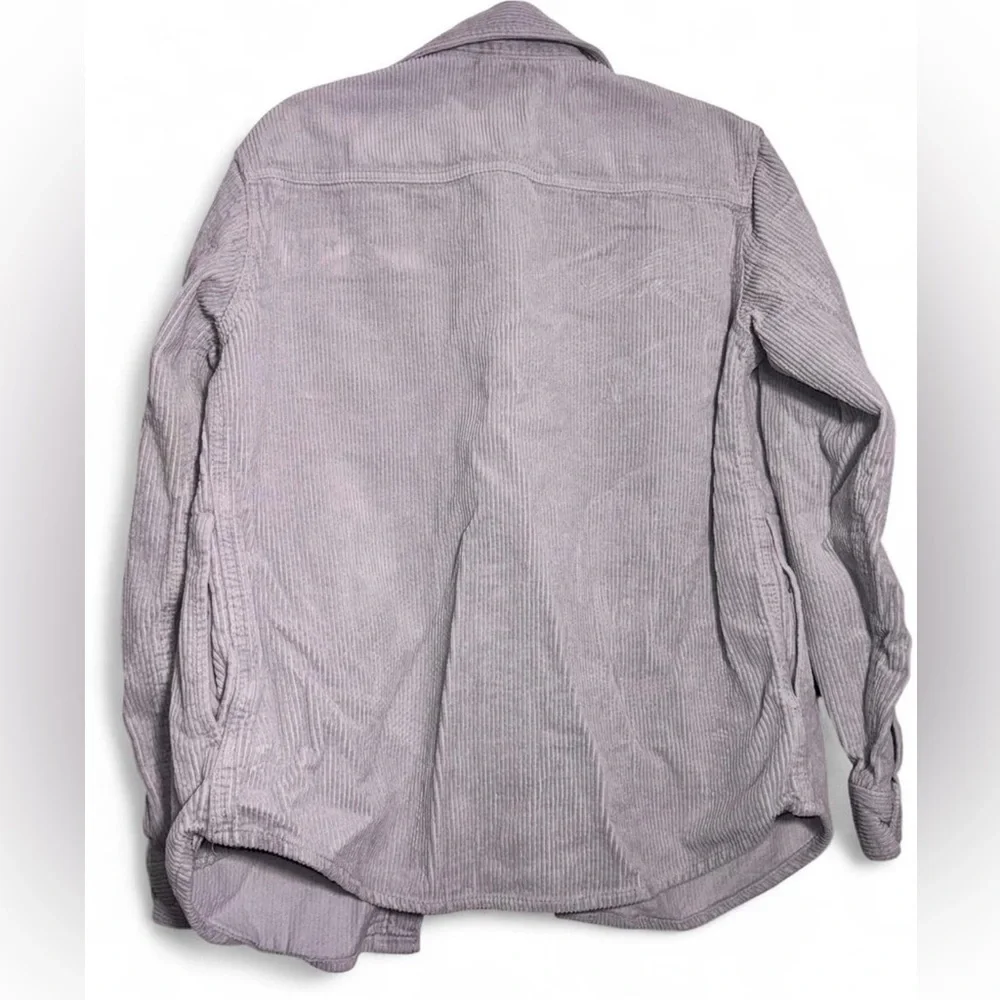 Buffalo David Bitton Gray Textured Shacket size S oversized.